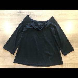 Off the shoulder maternity top